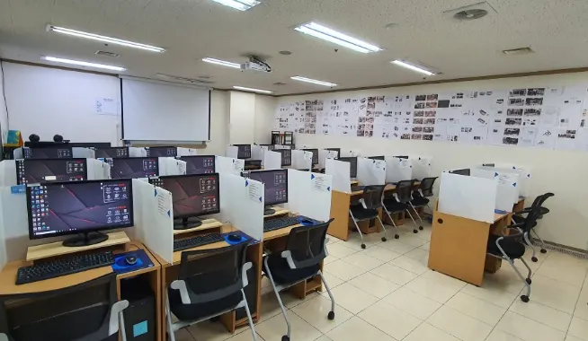 그린컴퓨터아트학원 강의실