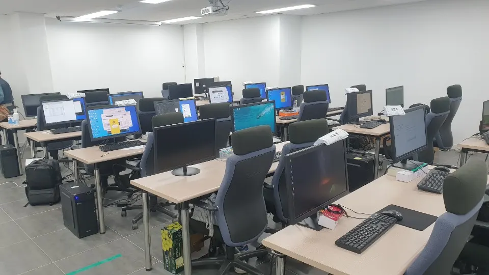 한국IT교육원 강의실